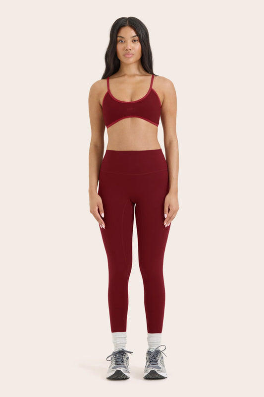Set Active Formcloud Cloud High-Rise Leggings Cherry