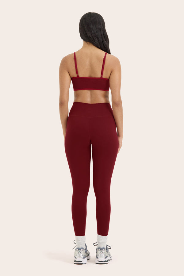 Set Active Formcloud Cloud High-Rise Leggings Cherry