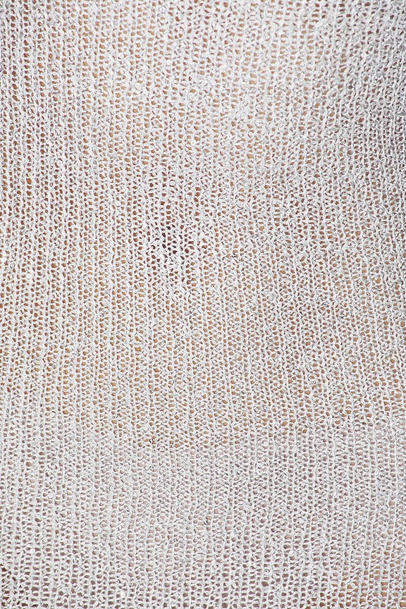 Bananhot Aretha Maxi Dress in Silver Glitter