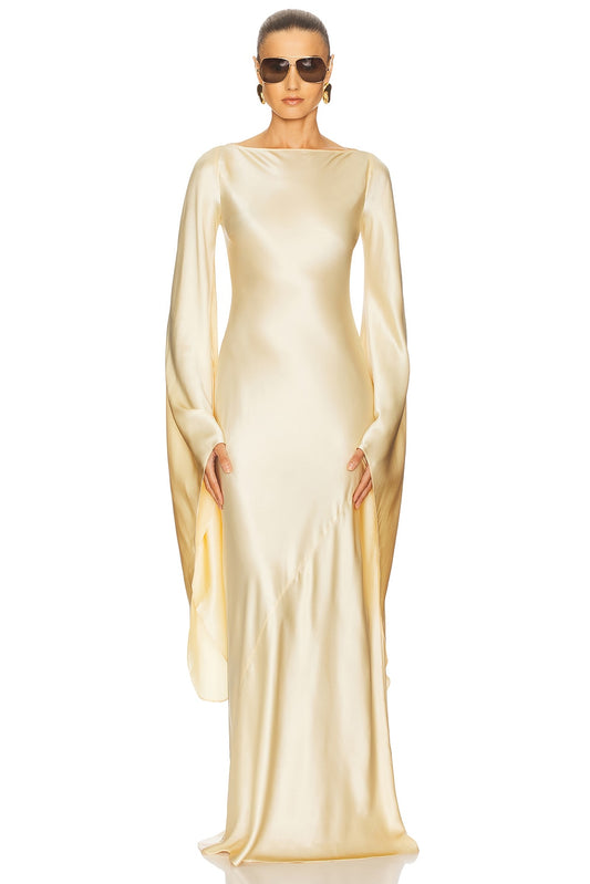 Helsa The Rosalind Dress in Silk Charmeuse