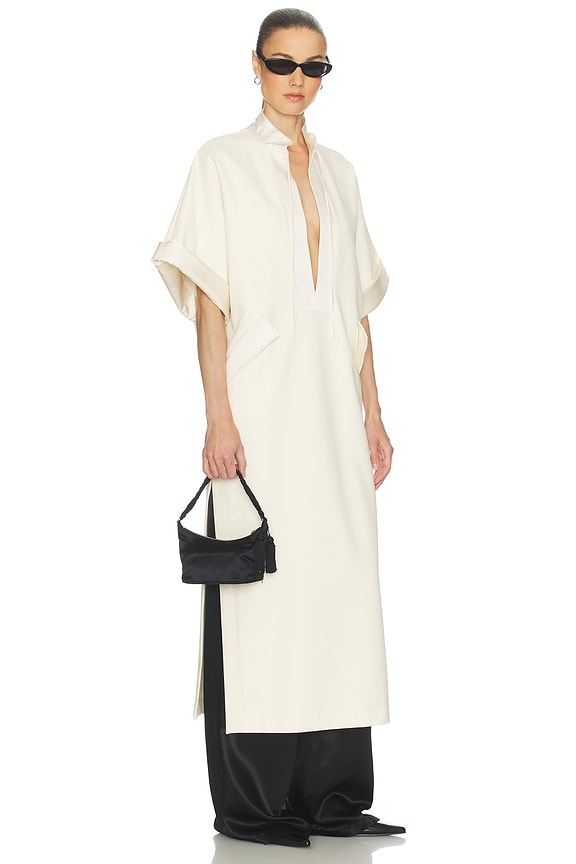 Helsa The Magda Dress in Thick Crepe