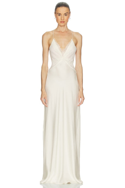 Helsa Mix Media Slip Dress