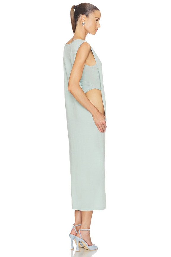 Helsa Mayumi Open Side Dress in Sky Blue