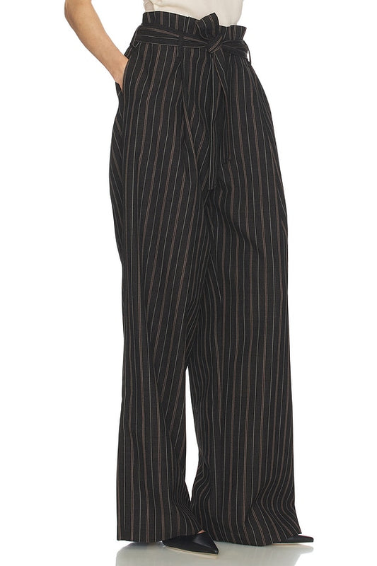 Helsa Stripe Twill Super Baggy Pants