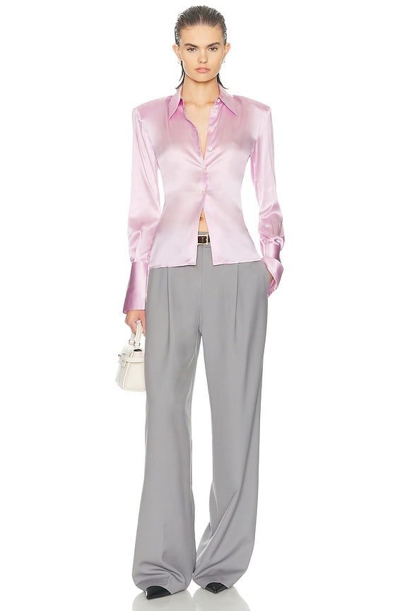 Helsa The Silk Charmeuse Shirt