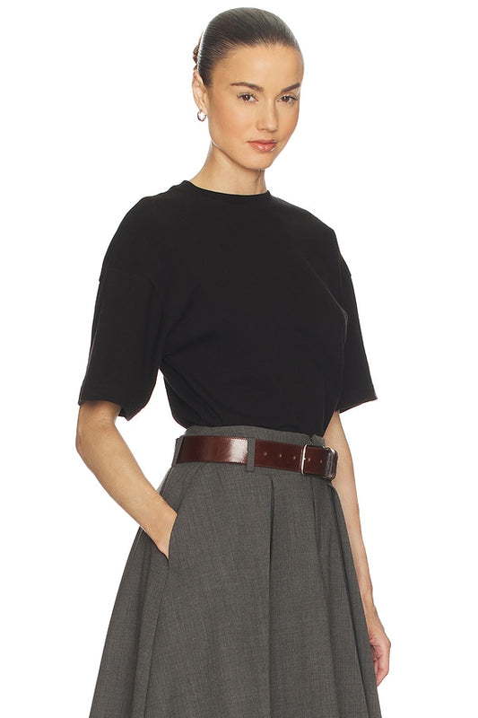 Helsa The Sculpted Tee in Thick Jersey