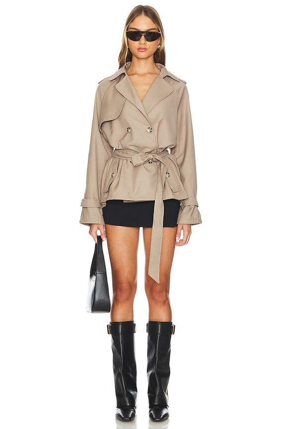Lioness Cropped Trencherous Coat