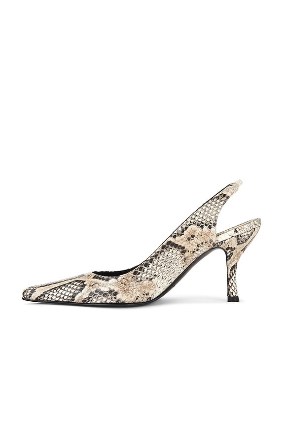 Magda Butrym Snake Low Slingback Heel
