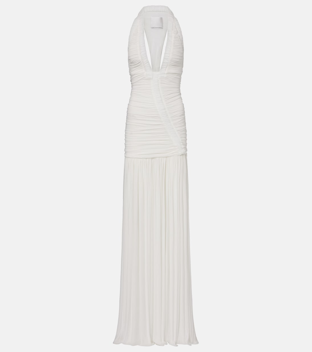 Christopher Esber Bridal Orion ruched halterneck gown