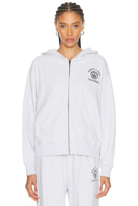 Sporty & Rich California Emblem Zip Hoodie