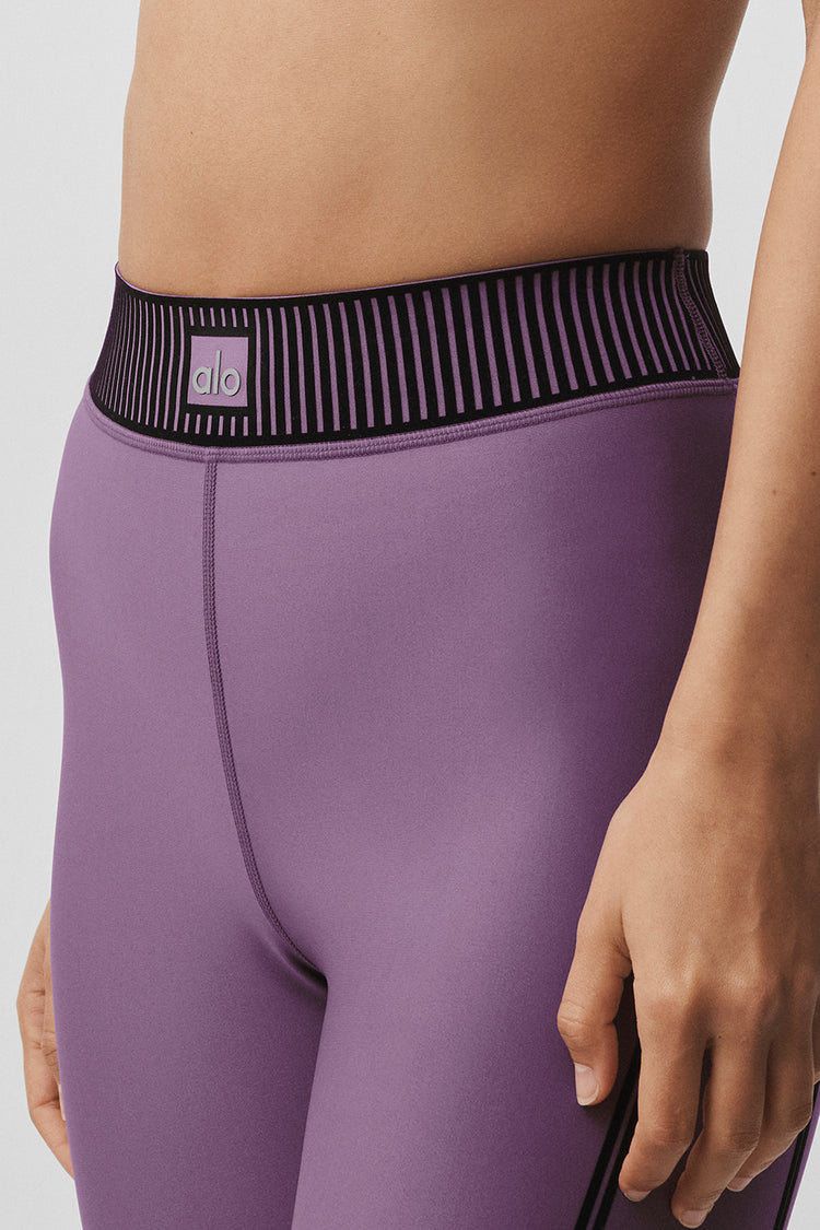 Alo Yoga Airlift High-Waist 7/8 Line Up Legging Winter Plum Kiss