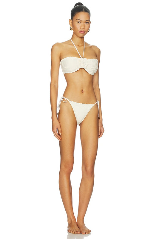 Zimmermann Awaken Crochet Flower Bikini Set