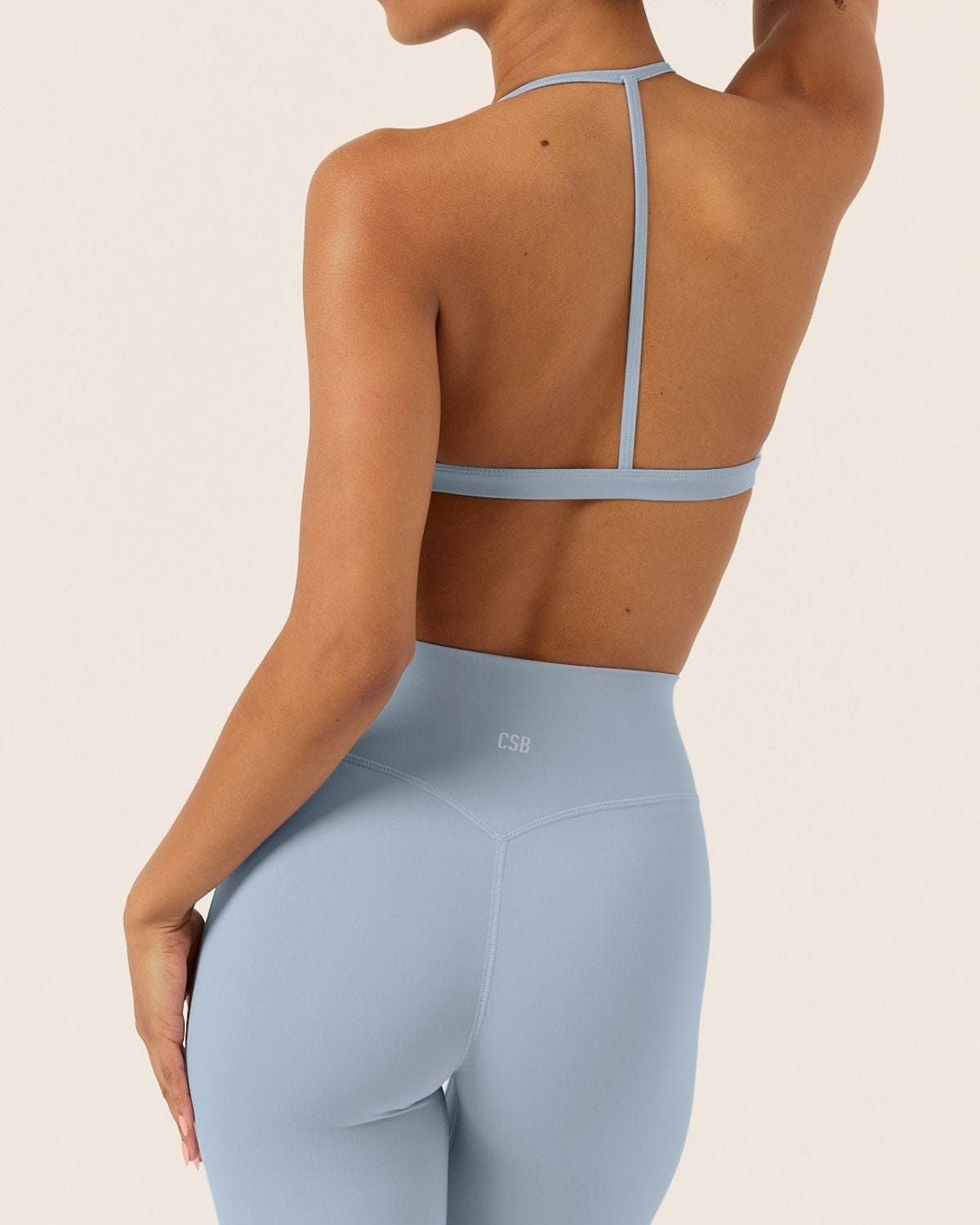 CSB Form Invisible Scrunch Leggings Dusty Blue