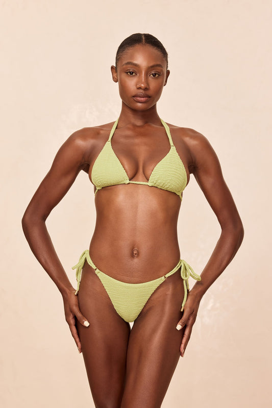 Monday Swimwear HANALEI TOP - AVOCADO CRINKLE