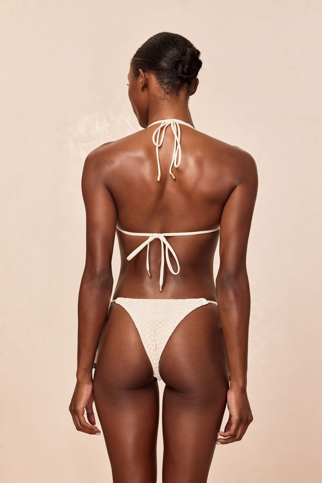 Monday Swimwear HANALEI BOTTOM - IVORY CROCHET