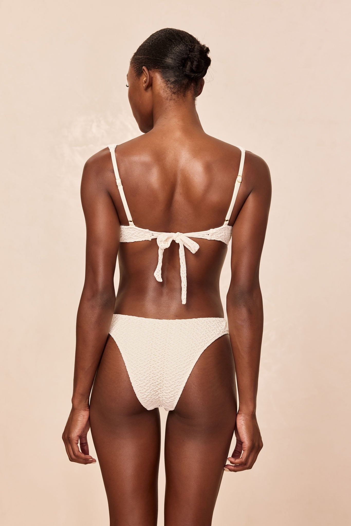 Monday Swimwear CLOVELLY TOP - IVORY CROCHET