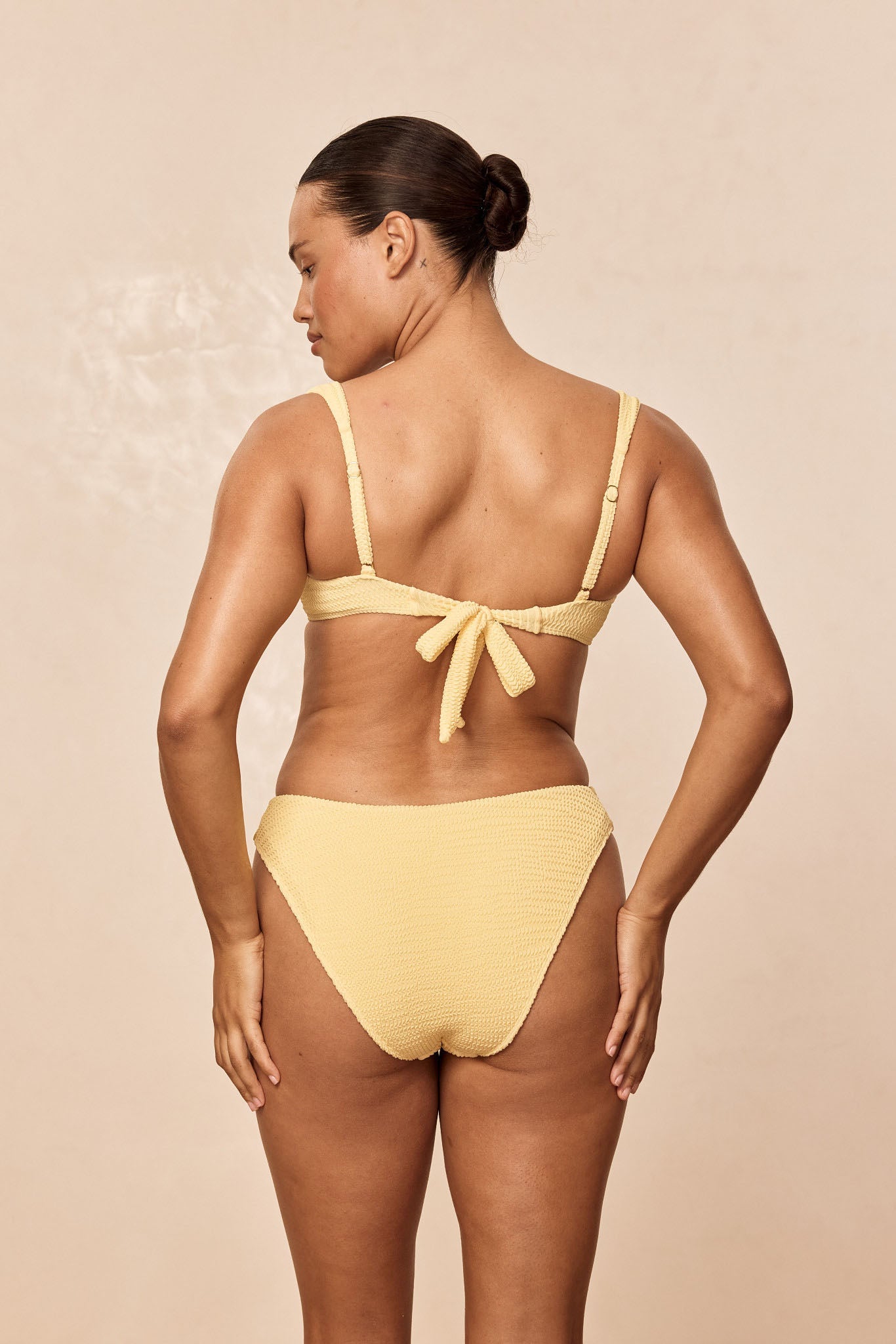 Monday Swimwear CLOVELLY TOP - HONEY CRINKLE