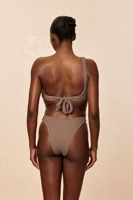 Monday Swimwear TAMARAMA BOTTOM - STONE CRINKLE