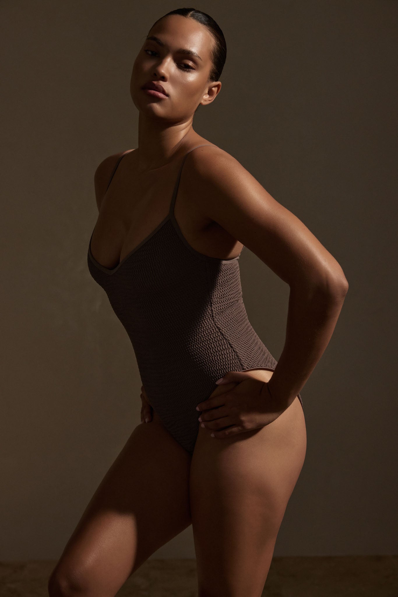 Monday Swimwear RAVELLO ONE PIECE - STONE CRINKLE