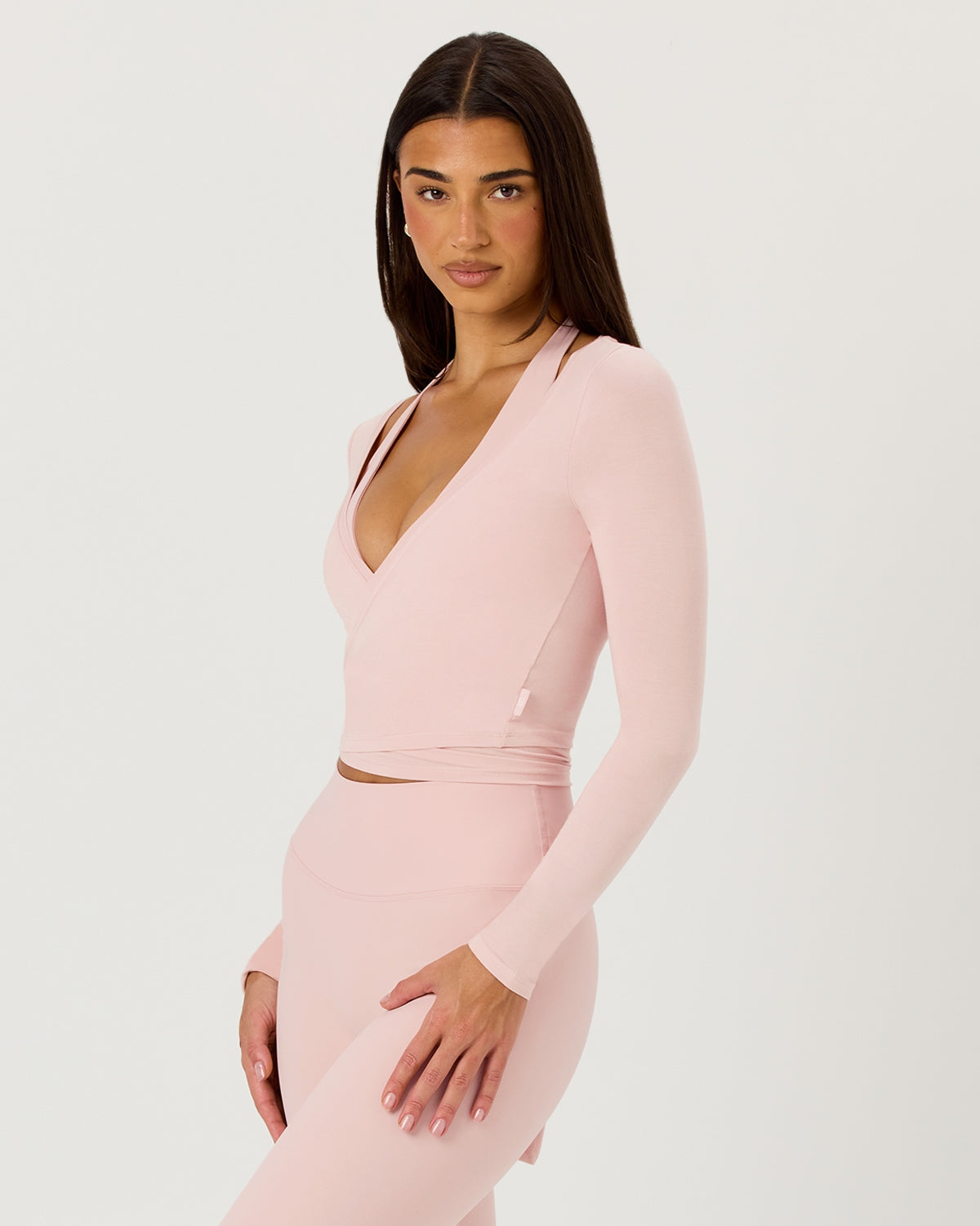 CSB Ballet Wrap Top Blush
