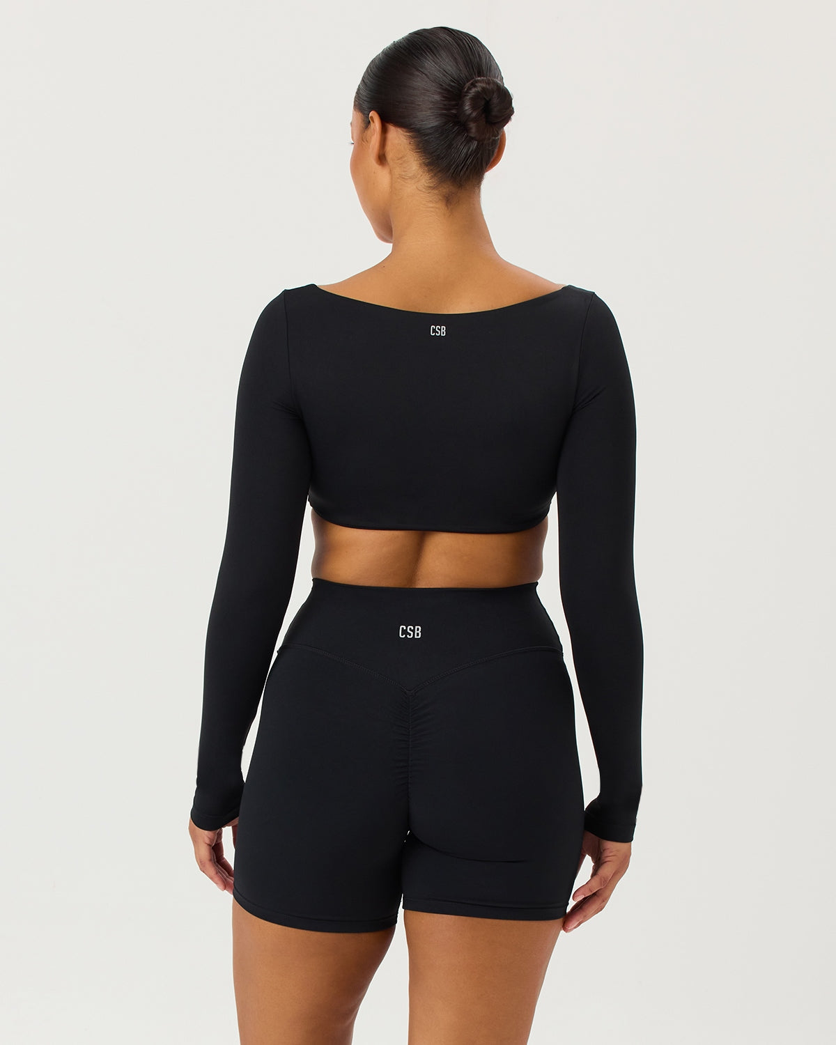 CSB Freedom Scoop Long Sleeve Crop