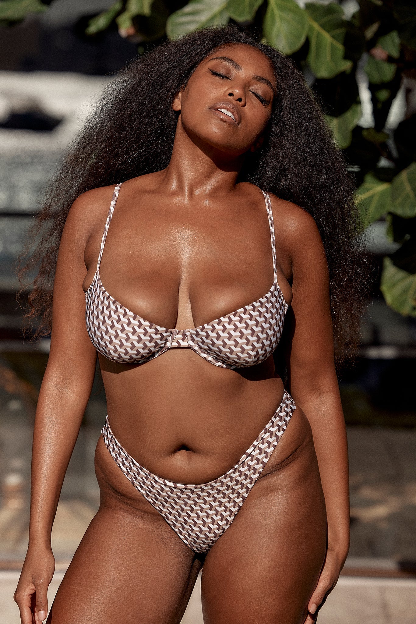Monday Swimwear TAMARAMA BOTTOM - HUSK GEO