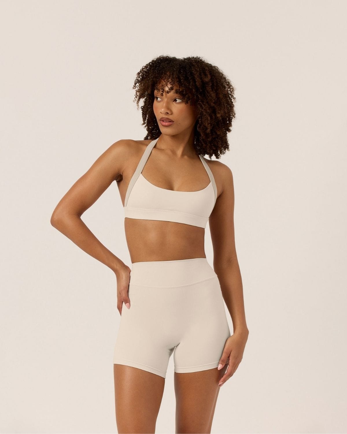 CSB Form Alani Crop Fawn Two Tone