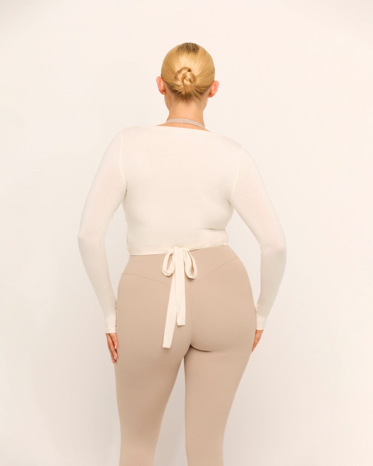 CSB Ballet Wrap Top Vanilla