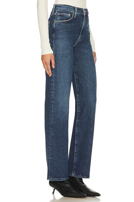Agolde Harper Mid Rise Relaxed Straight Jeans