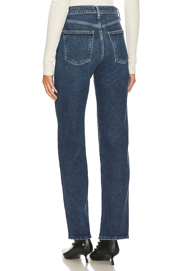Agolde Harper Mid Rise Relaxed Straight Jeans