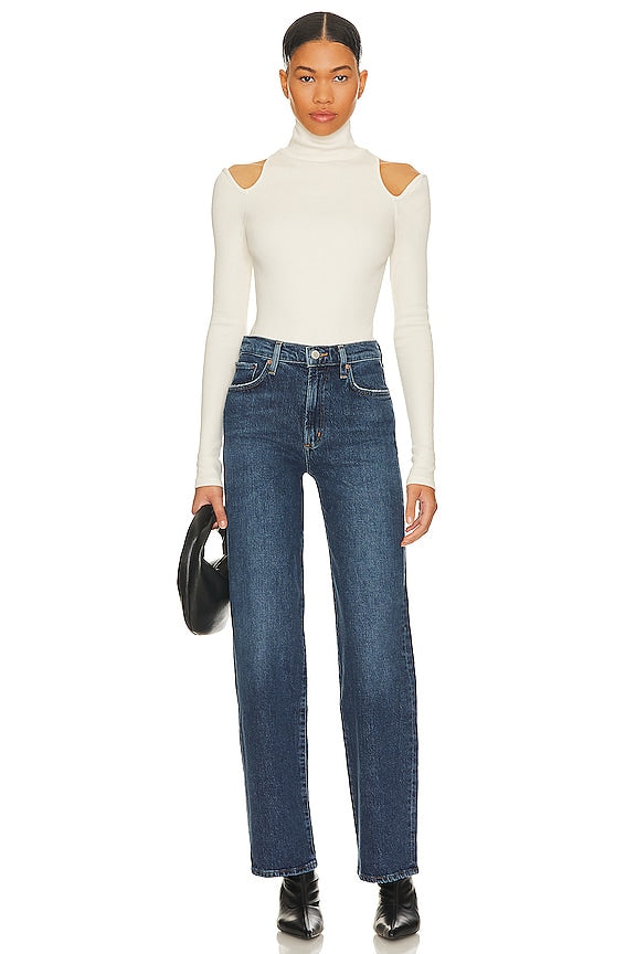 Agolde Harper Mid Rise Relaxed Straight Jeans