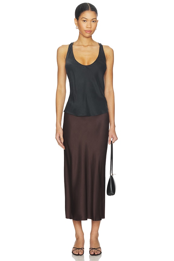 Anine Bing Bar Silk Skirt