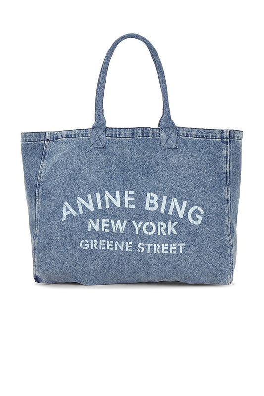 Anine Bing Leo Canvas Tote