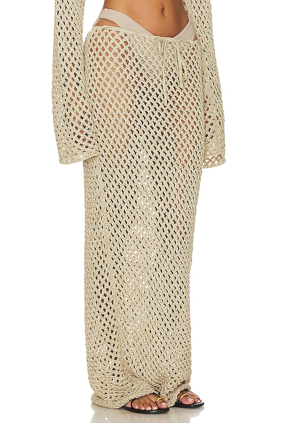 Bananhot Magen Knit Maxi Skirt