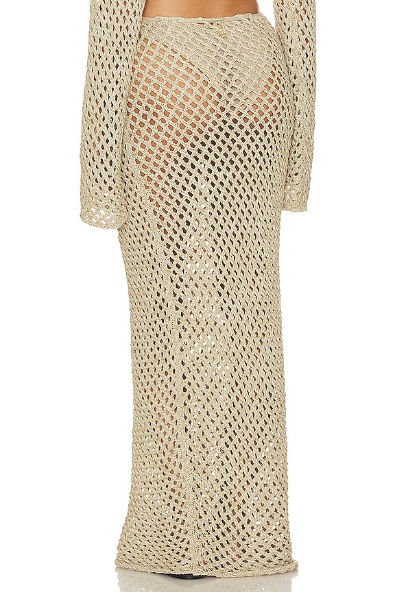 Bananhot Magen Knit Maxi Skirt