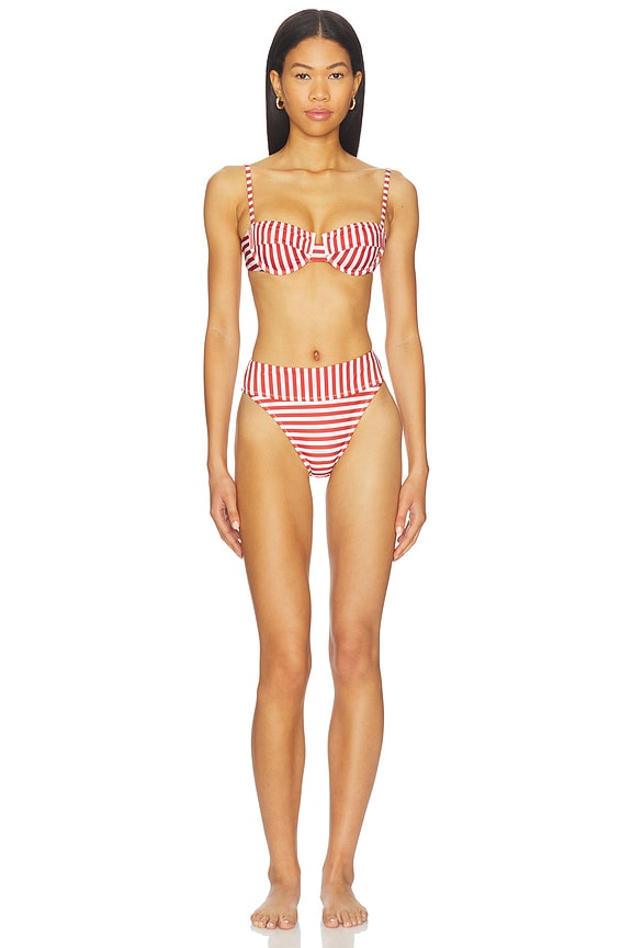 Bananhot Chess Bustier Bikini Top