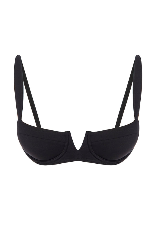 Monday Swimwear CLOVELLY TOP - BLACK