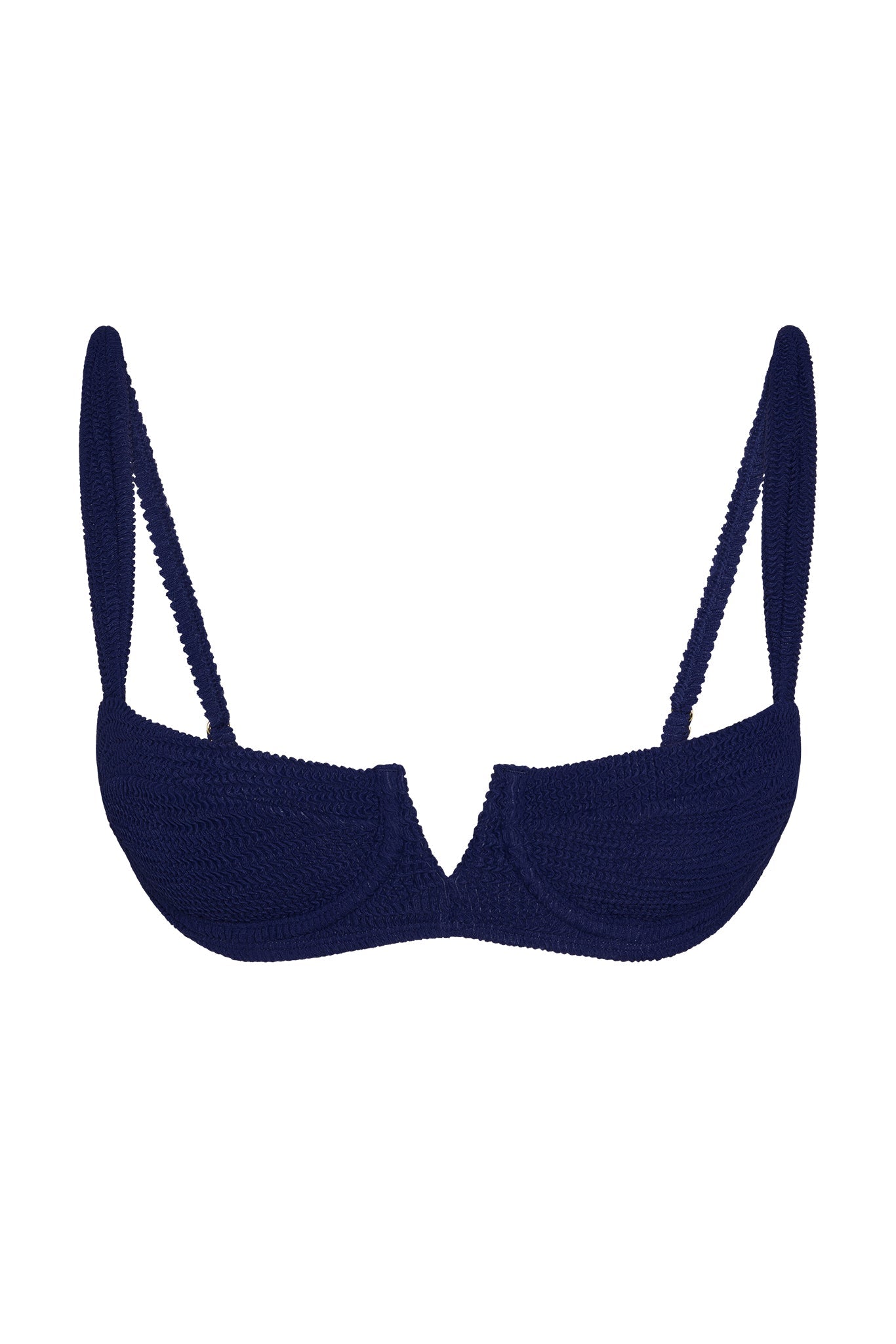 Monday Swimwear CLOVELLY TOP - MIDNIGHT CRINKLE
