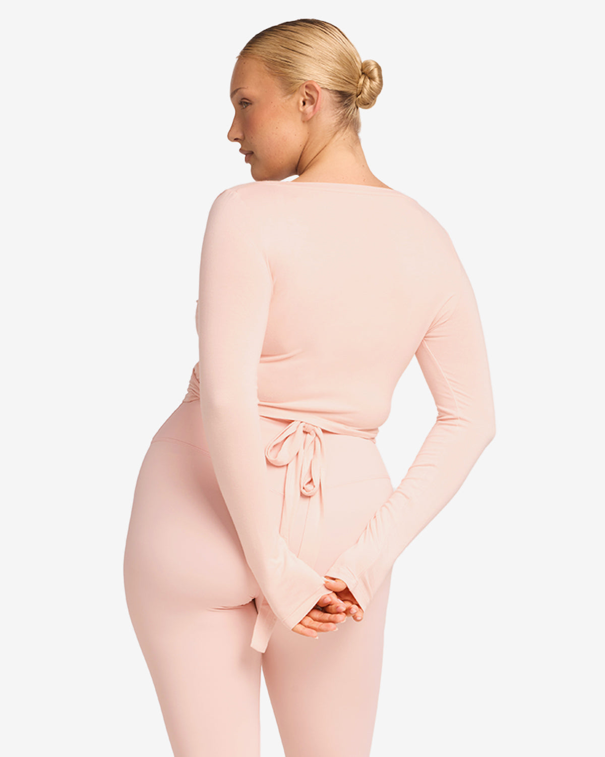 CSB Ballet Wrap Top Blush