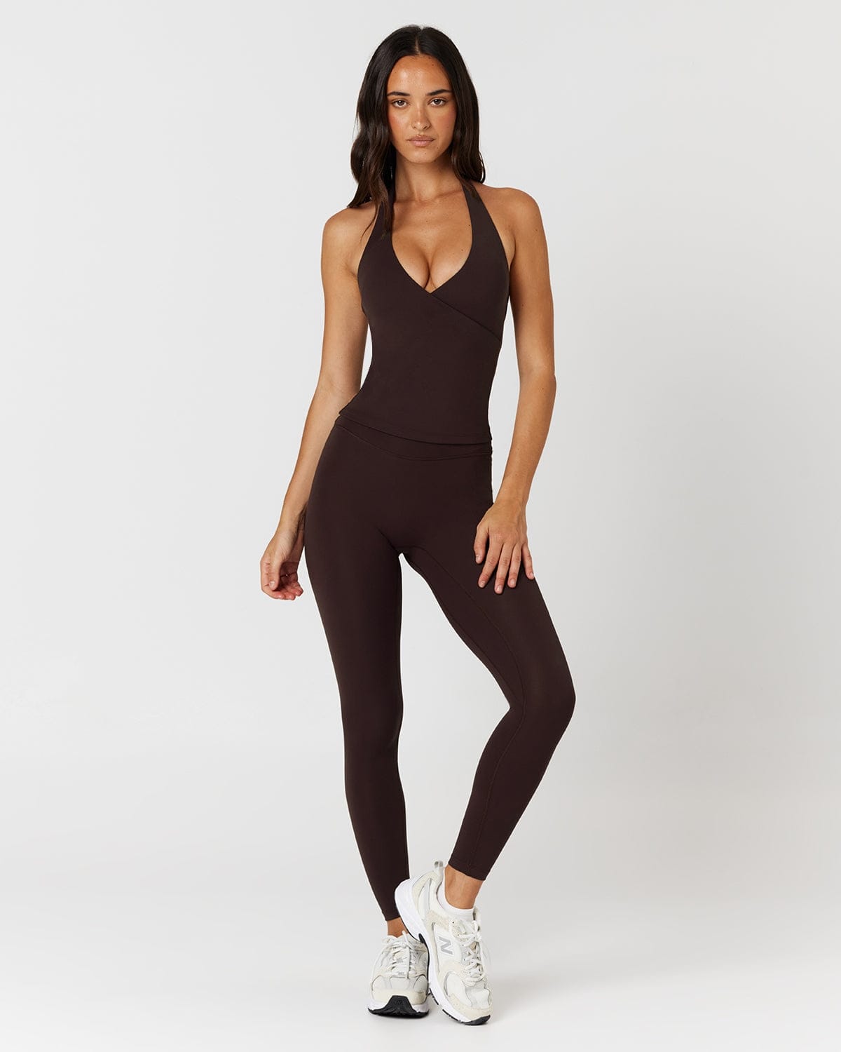 CSB Form Invisible Scrunch Leggings Espresso