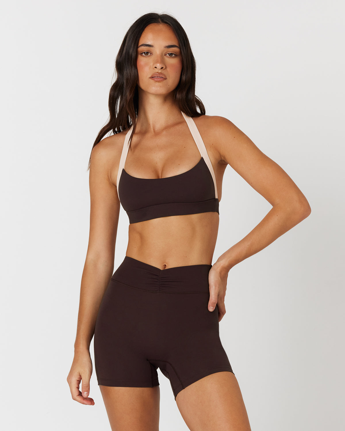 CSB Form Alani Crop Espresso Two Tone