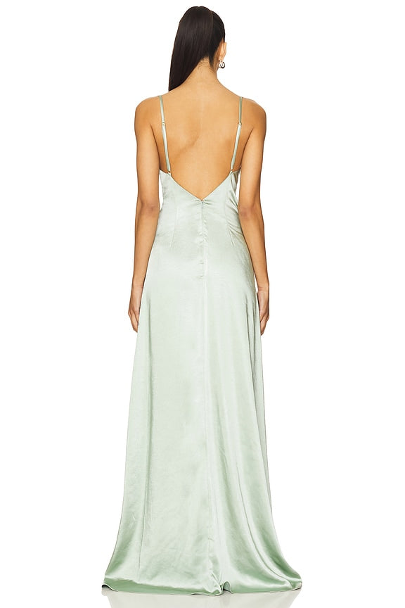 Elliatt x Revolve Drape Satin Gown