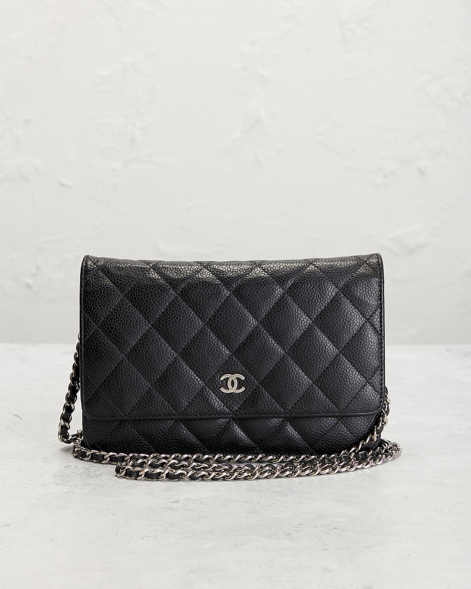 Chanel Caviar Wallet On Chain