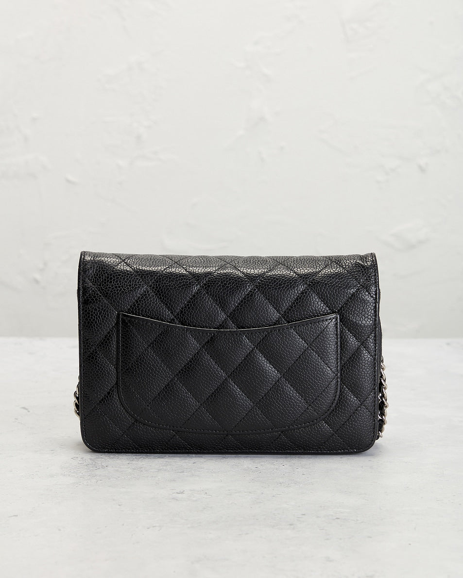 Chanel Caviar Wallet On Chain