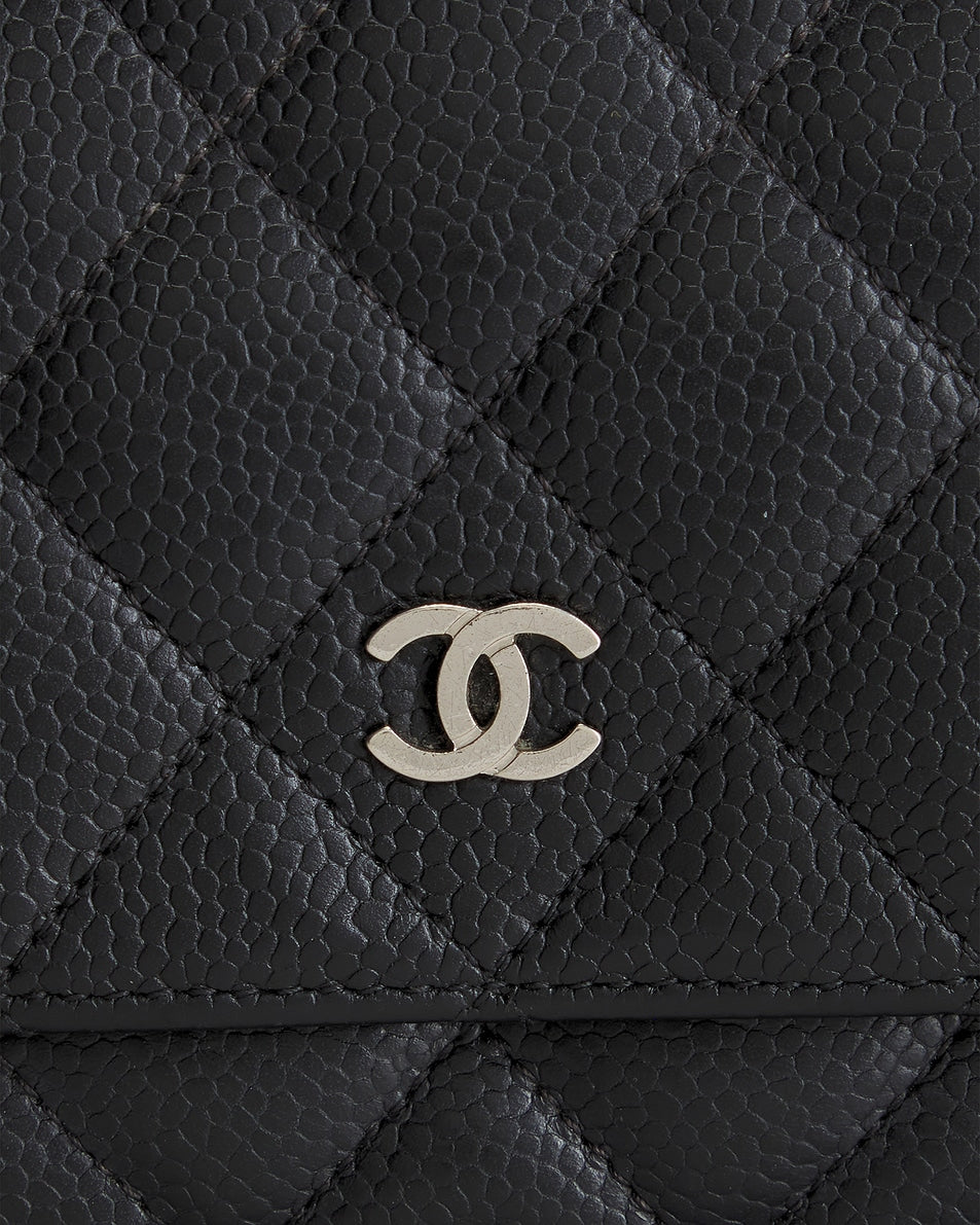 Chanel Caviar Wallet On Chain