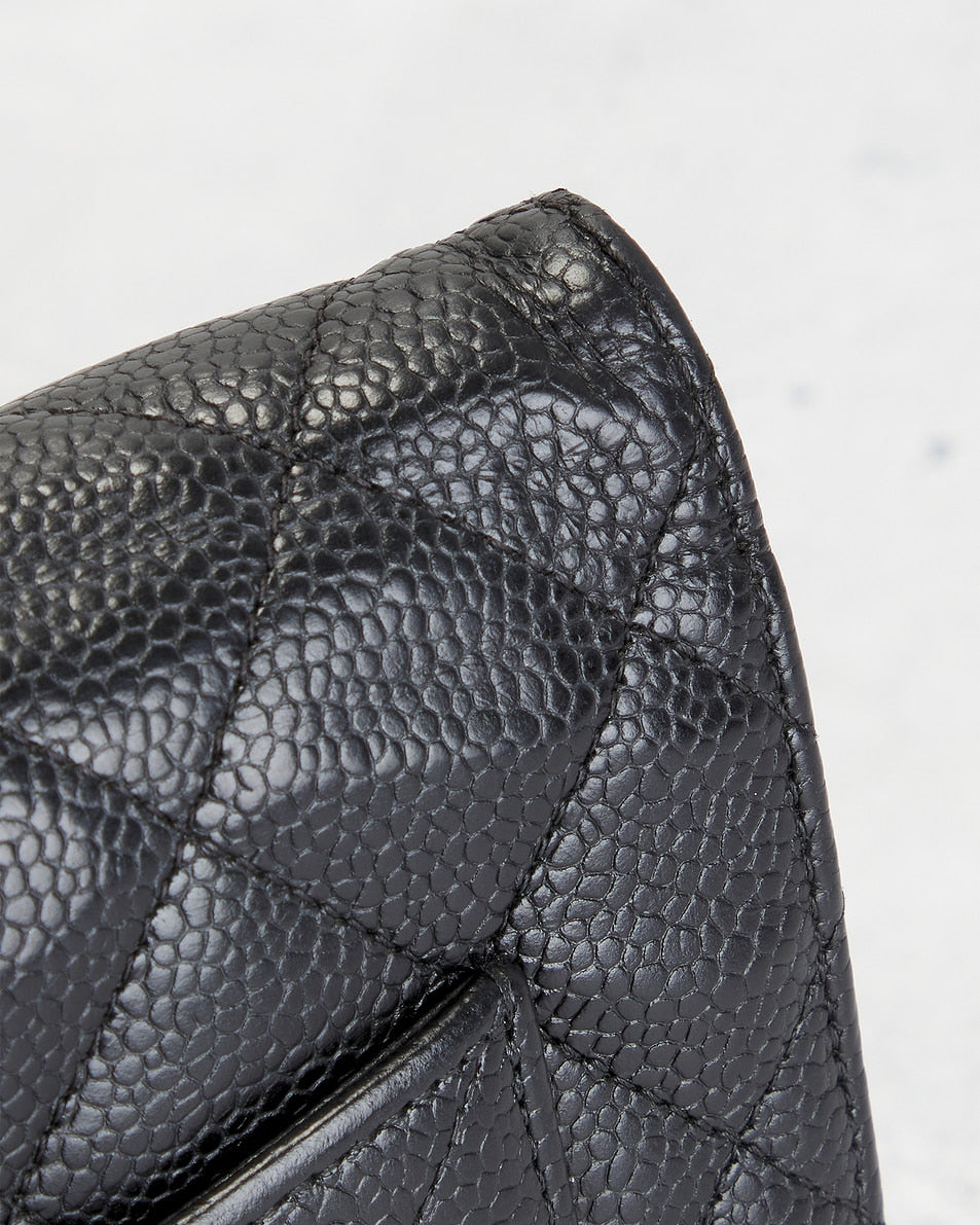 Chanel Caviar Wallet On Chain