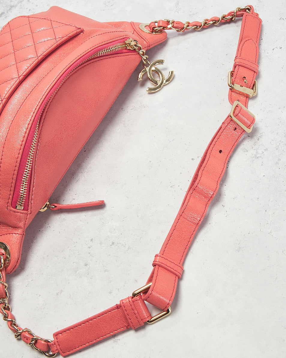 Chanel Lambskin Classic Belt Me Up Belt Bag