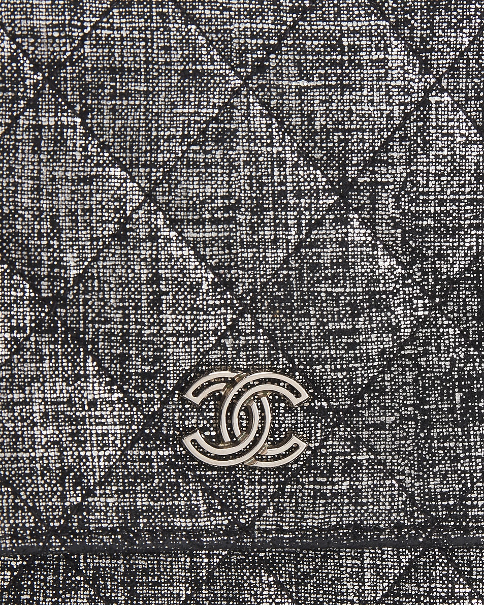 Chanel Calfskin Metallic Wallet On Chain