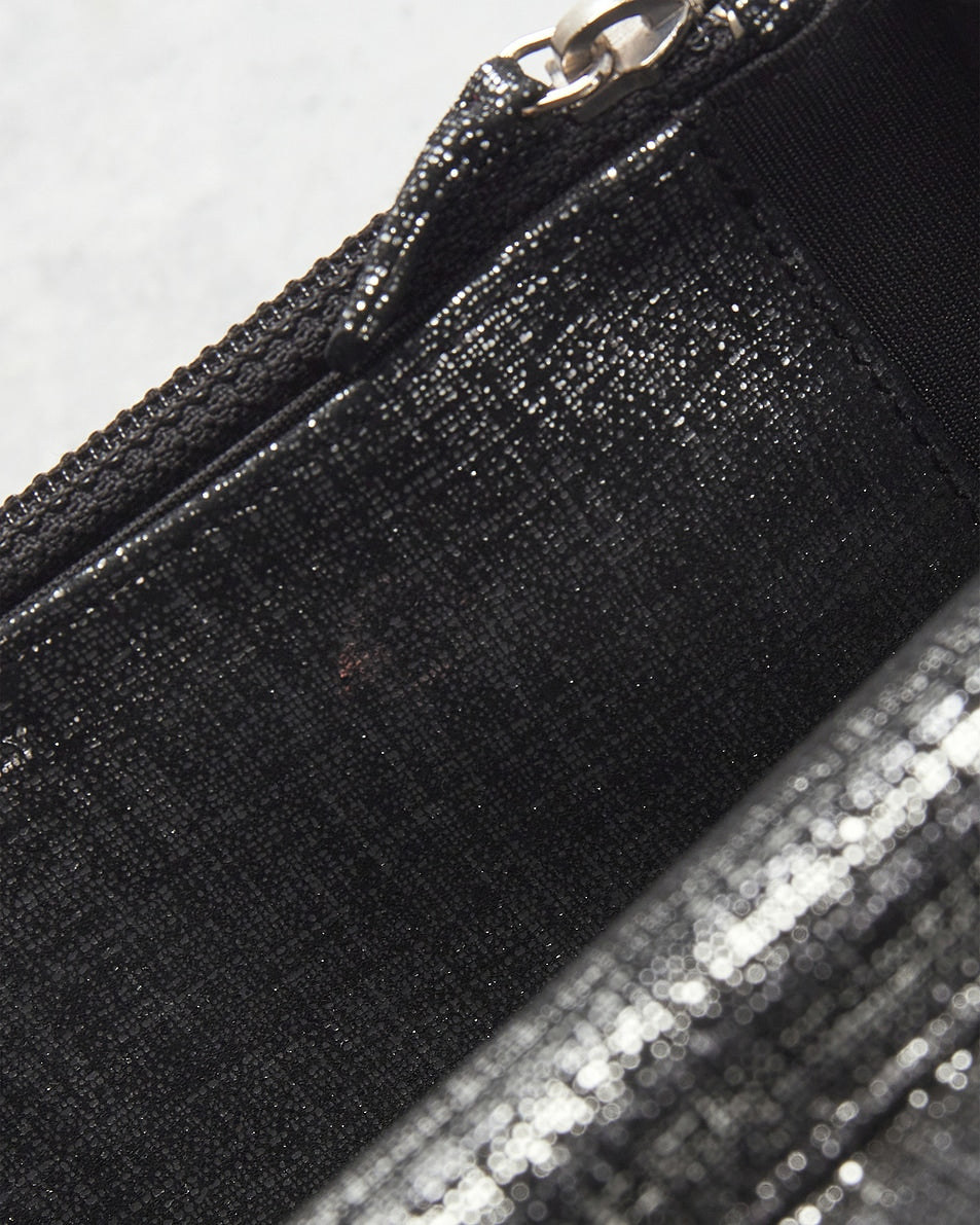 Chanel Calfskin Metallic Wallet On Chain