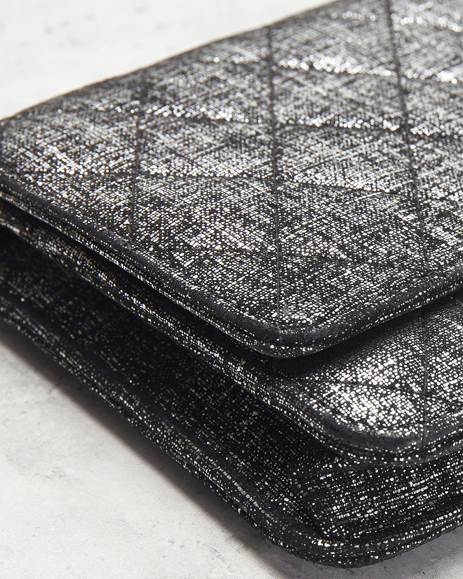 Chanel Calfskin Metallic Wallet On Chain